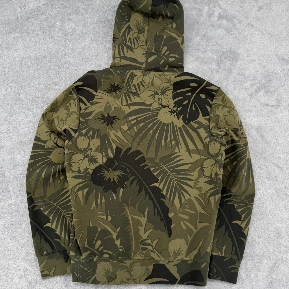 Polo Ralph Lauren Men's Palm-Camo Double-Knit Hoodie Sweatshirt Size Small‎ NEW